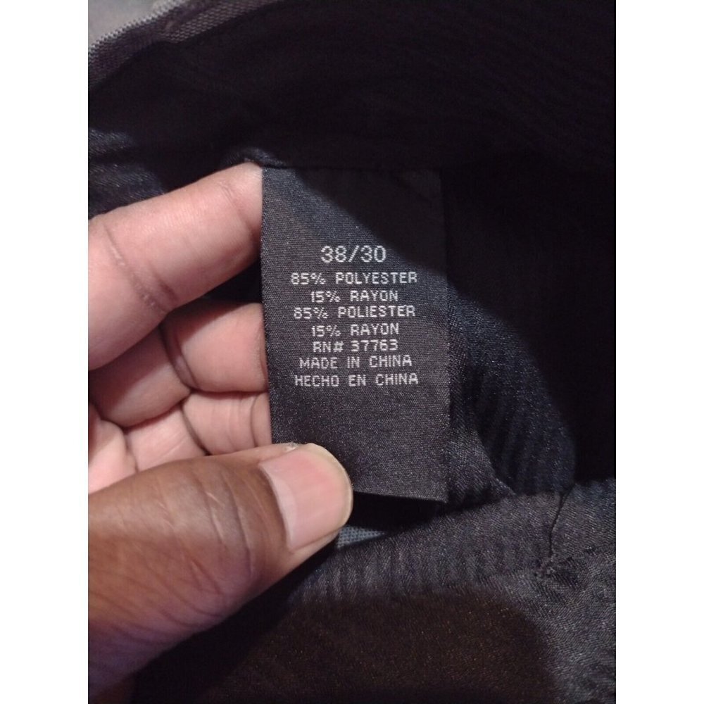 NWT New Perry Ellis Neo-Luxe Hi Twist Luxury Performance Pants 38x30 Gray - Picture 9 of 10